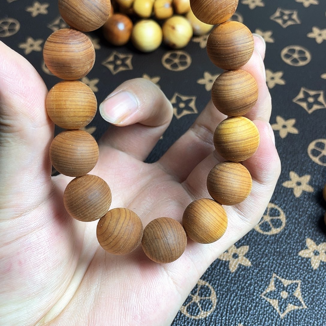柏木（崖柏）崖柏陈化毛珠15mm