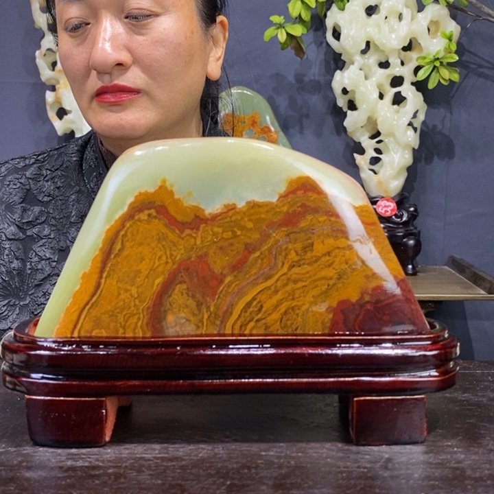 石材精品古青石摆件