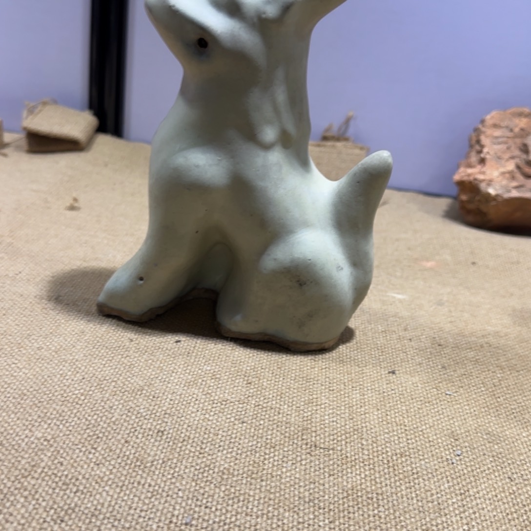 李***胜陶摆件钧瓷。        