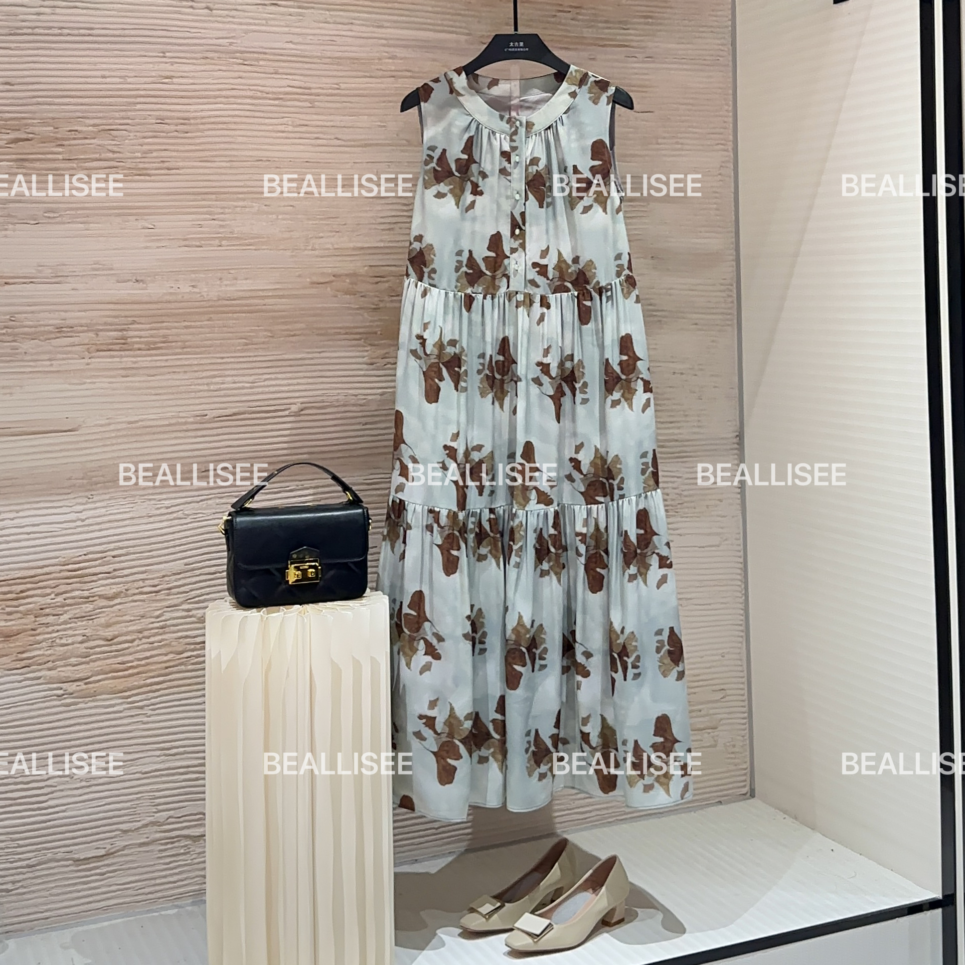 【宠粉价】夏季新款无袖显瘦国风时尚宽松连衣裙W-A924