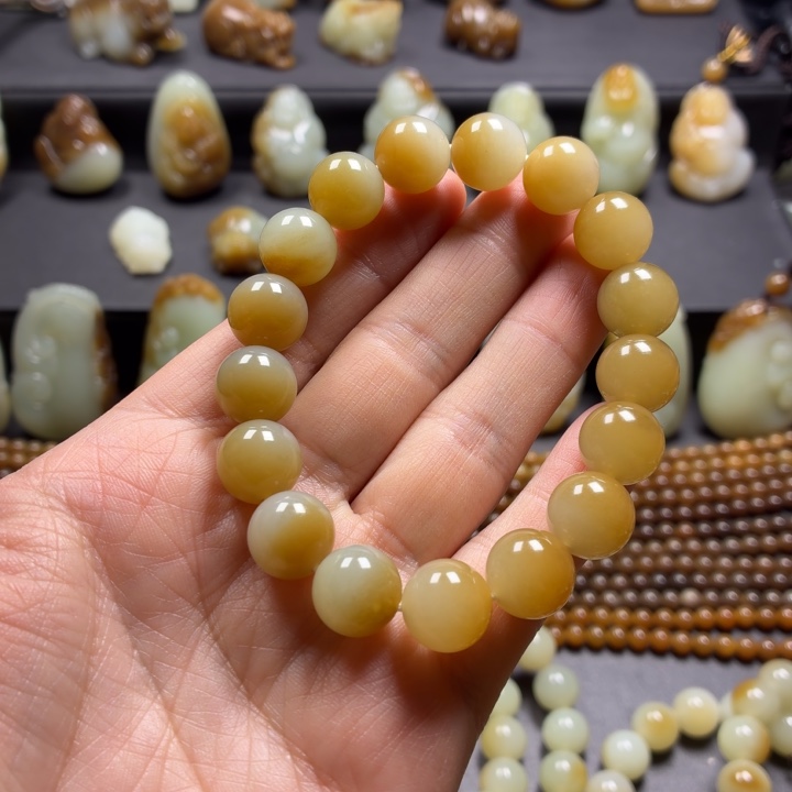 和田玉（糖玉）未镶嵌手串