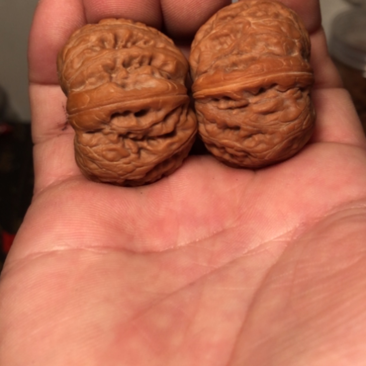 【闪购商品】文玩核桃把件平谷元宝37