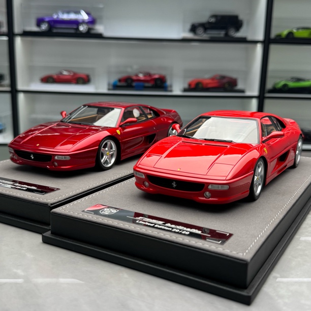 V8 model  1/18 法拉利F355 树脂汽车模型  模型收藏桌面摆件礼物