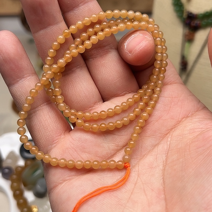 麦***菜和田玉未镶嵌手链