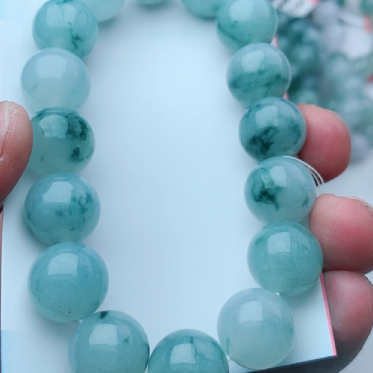 【闪购商品】翡翠颈饰未镶嵌高*珠子