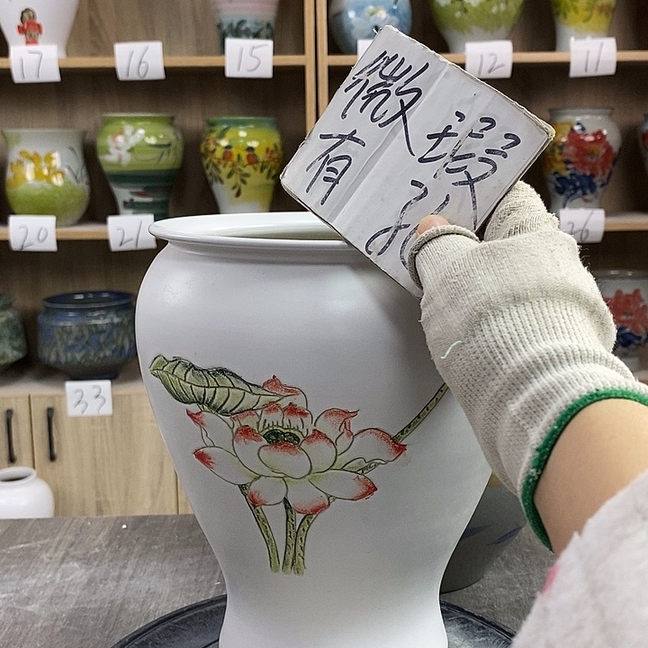 缸13xc景德镇陶瓷花盆