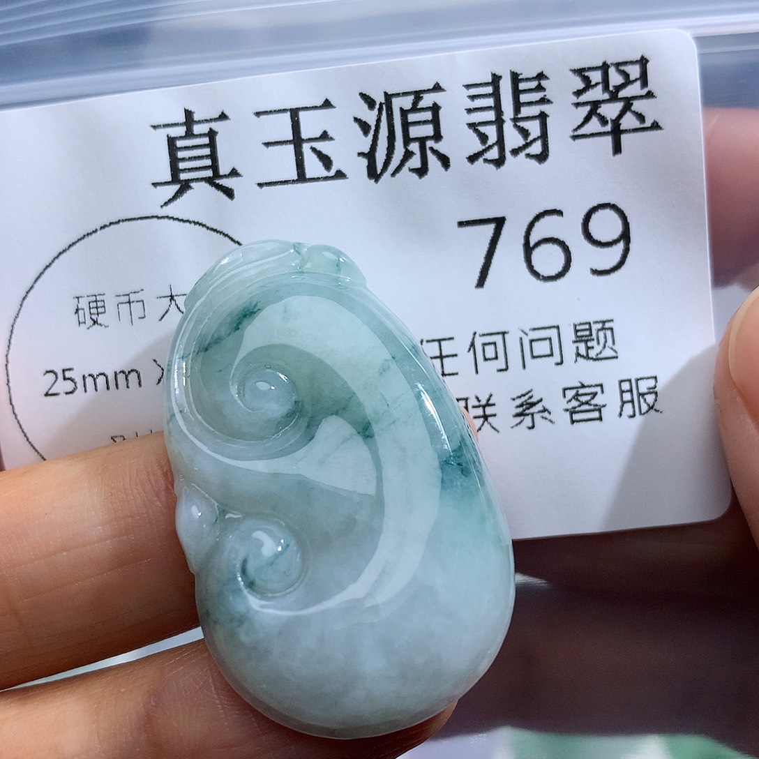 翡翠未镶嵌颈饰769