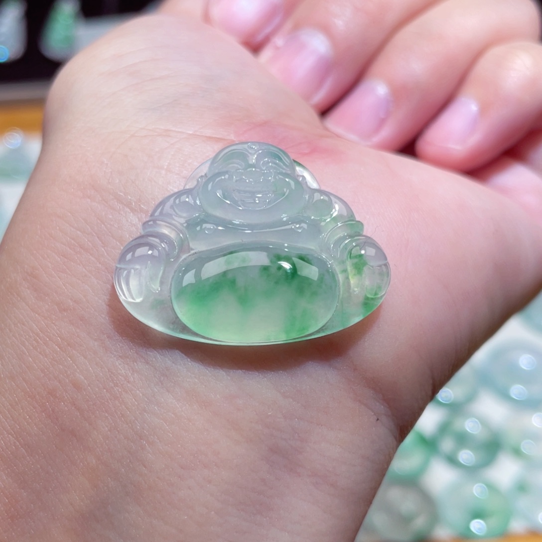 颈饰未镶嵌翡翠佛公