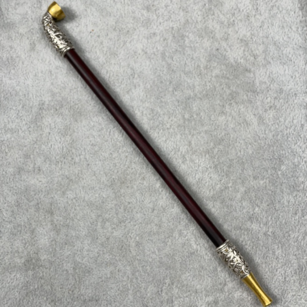 旱烟袋定制 传统工艺制作烟袋锅老式物件 烟斗抽烟用具 