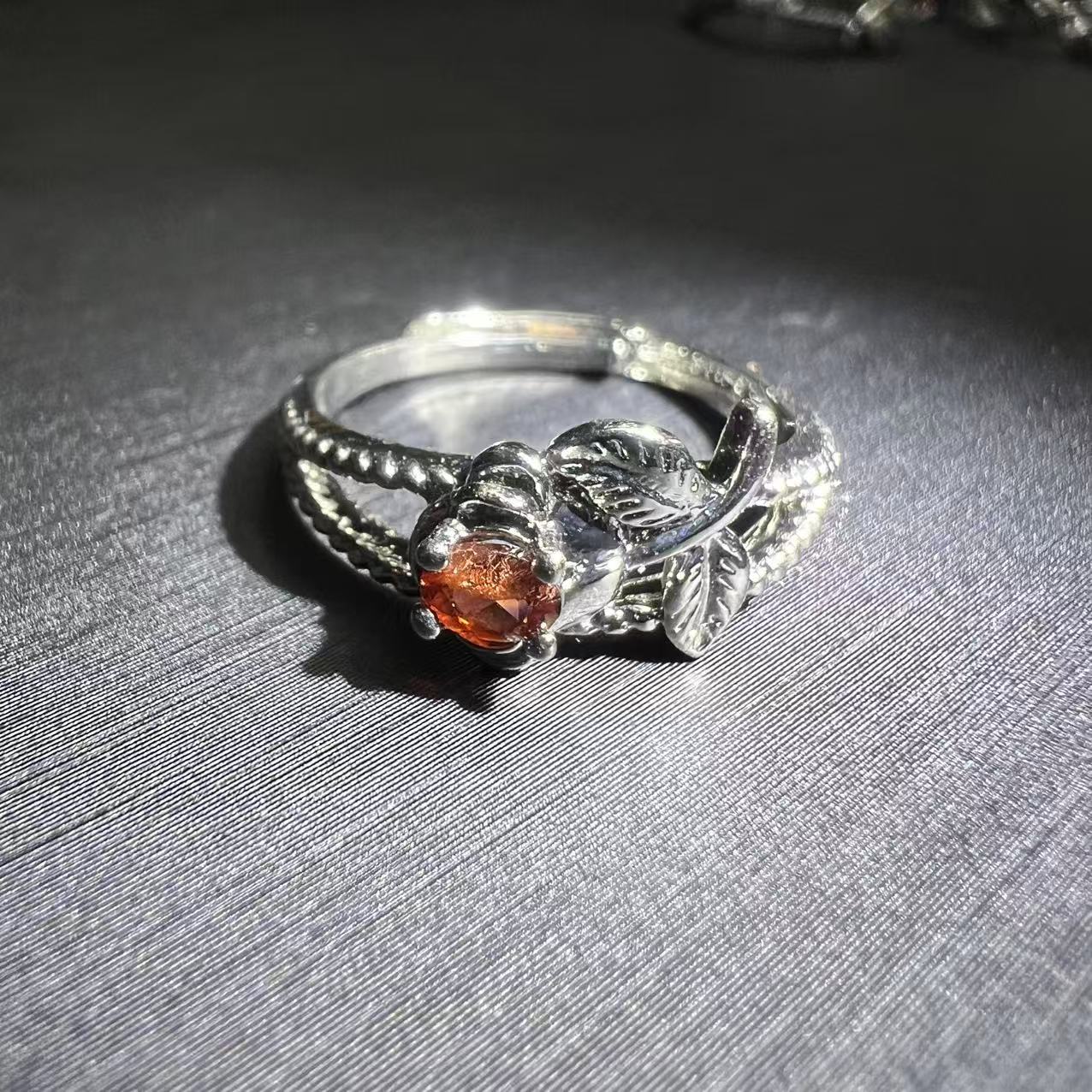 面面来财珠宝CT3941-石榴石戒指-活口