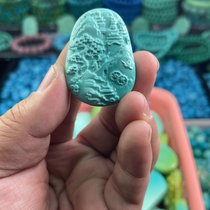 菱锰矿珠宝半成品未镶嵌