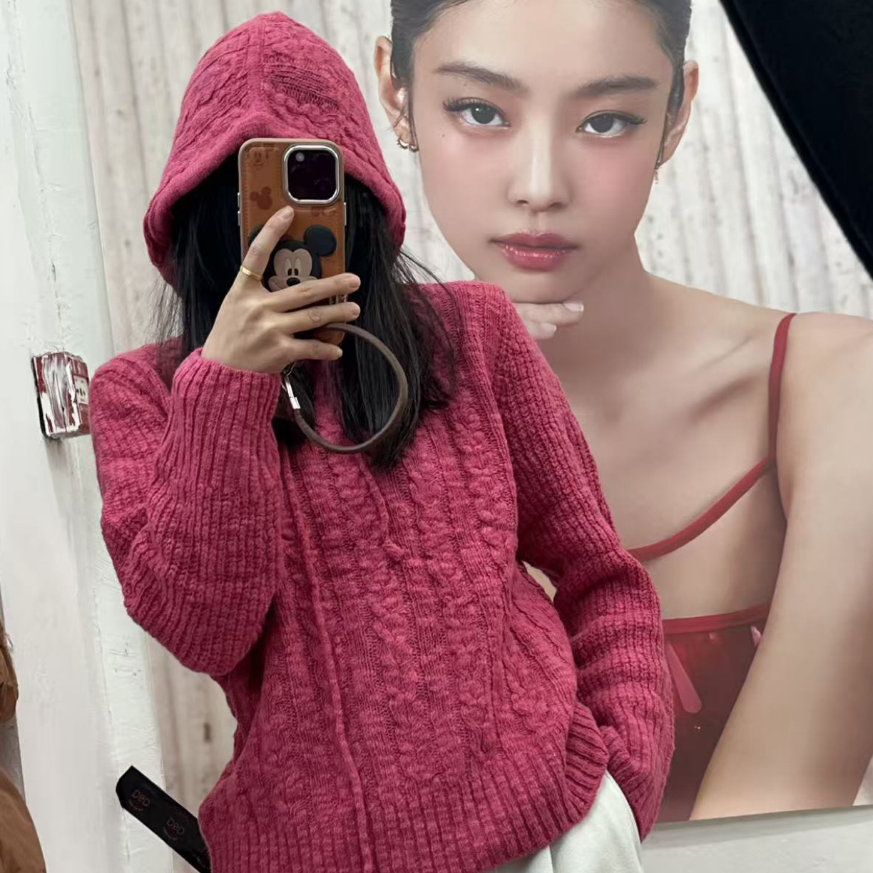 梅粉高领加厚毛衣冬季韩系休闲长袖保暖内搭针织上衣女