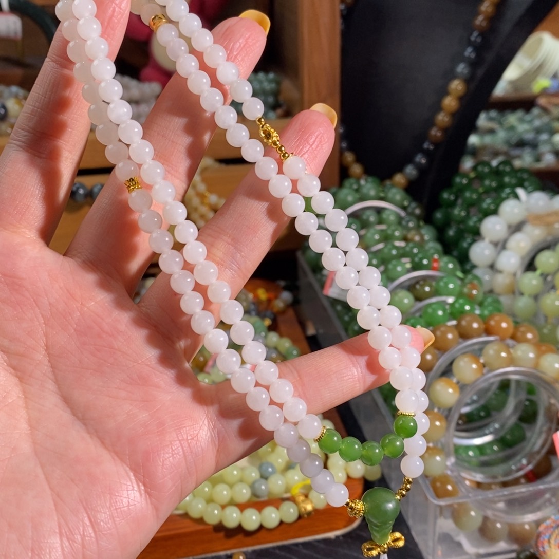 和田玉未镶嵌手链