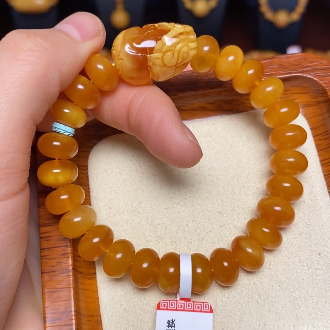 【闪购商品】未镶嵌蜜蜡手链手串