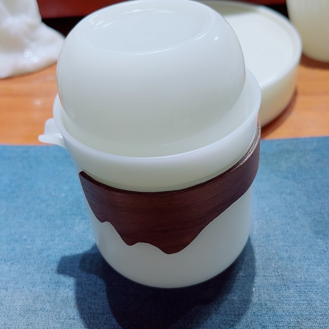 陶素烧璞玉1壶4杯套组