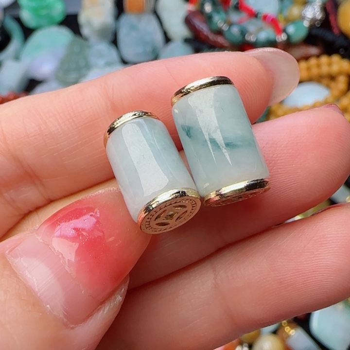 翡翠颈饰未镶嵌天然A货118