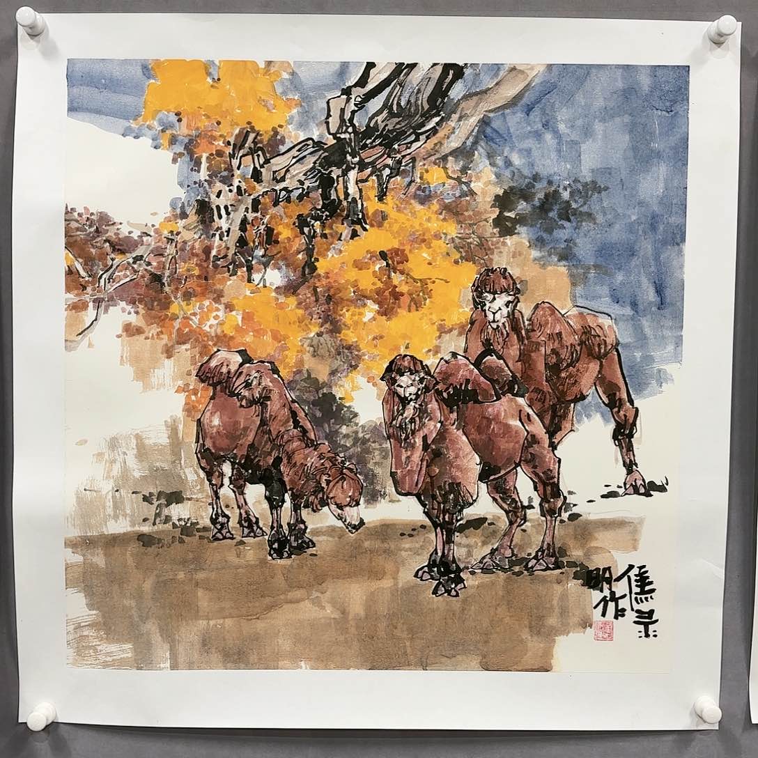 国画国画纯手绘作品请放心去藏