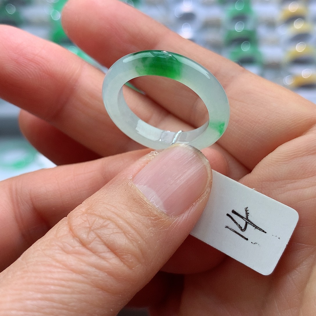 翡翠戒指未镶嵌14号