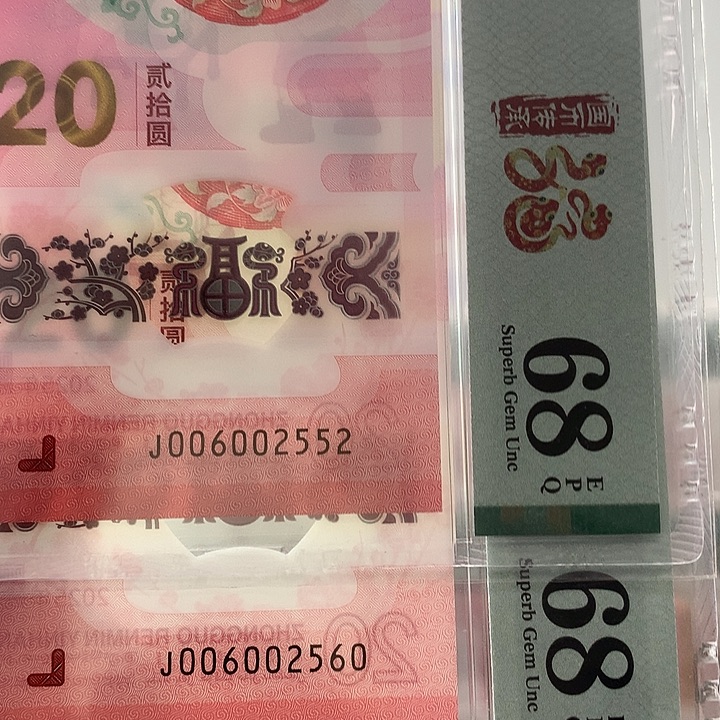 塑料如意0256，三对，五龙珠