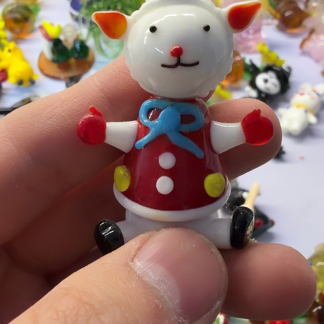 螃****琉璃手工艺品羊羊