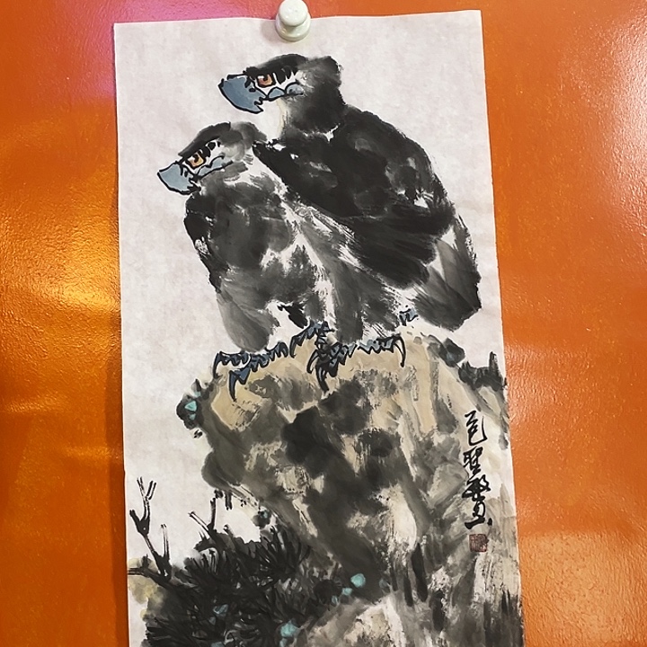 国画张圣敏先生纯手绘作品