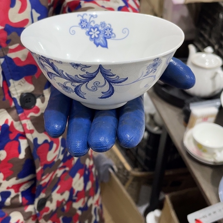 b***a瓷片骨质瓷饭口碗4个