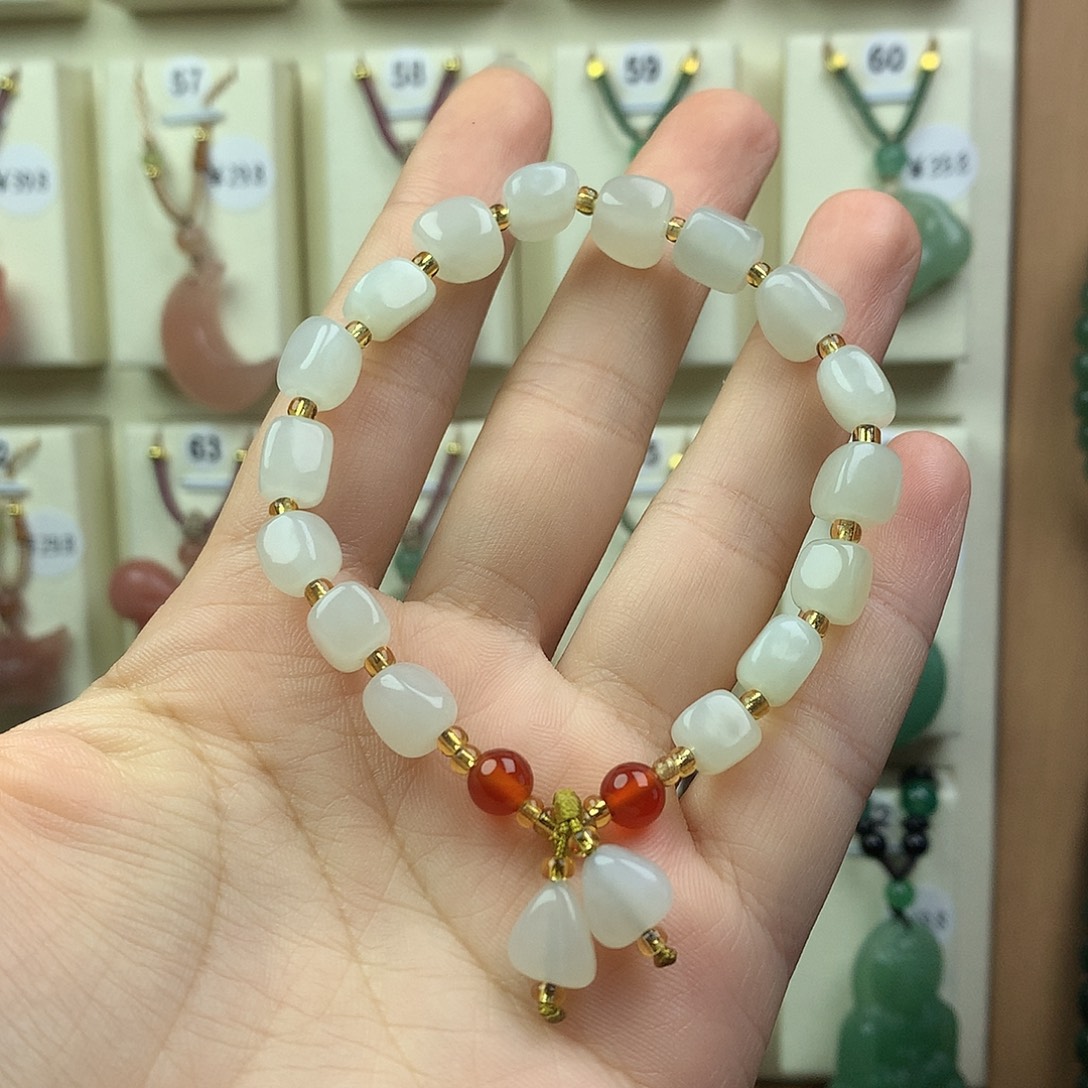 和田玉未镶嵌手链经典百搭款