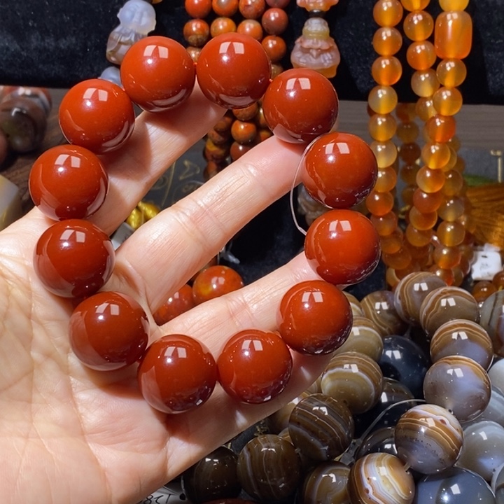 未镶嵌手链玛瑙/玉髓傲***姑