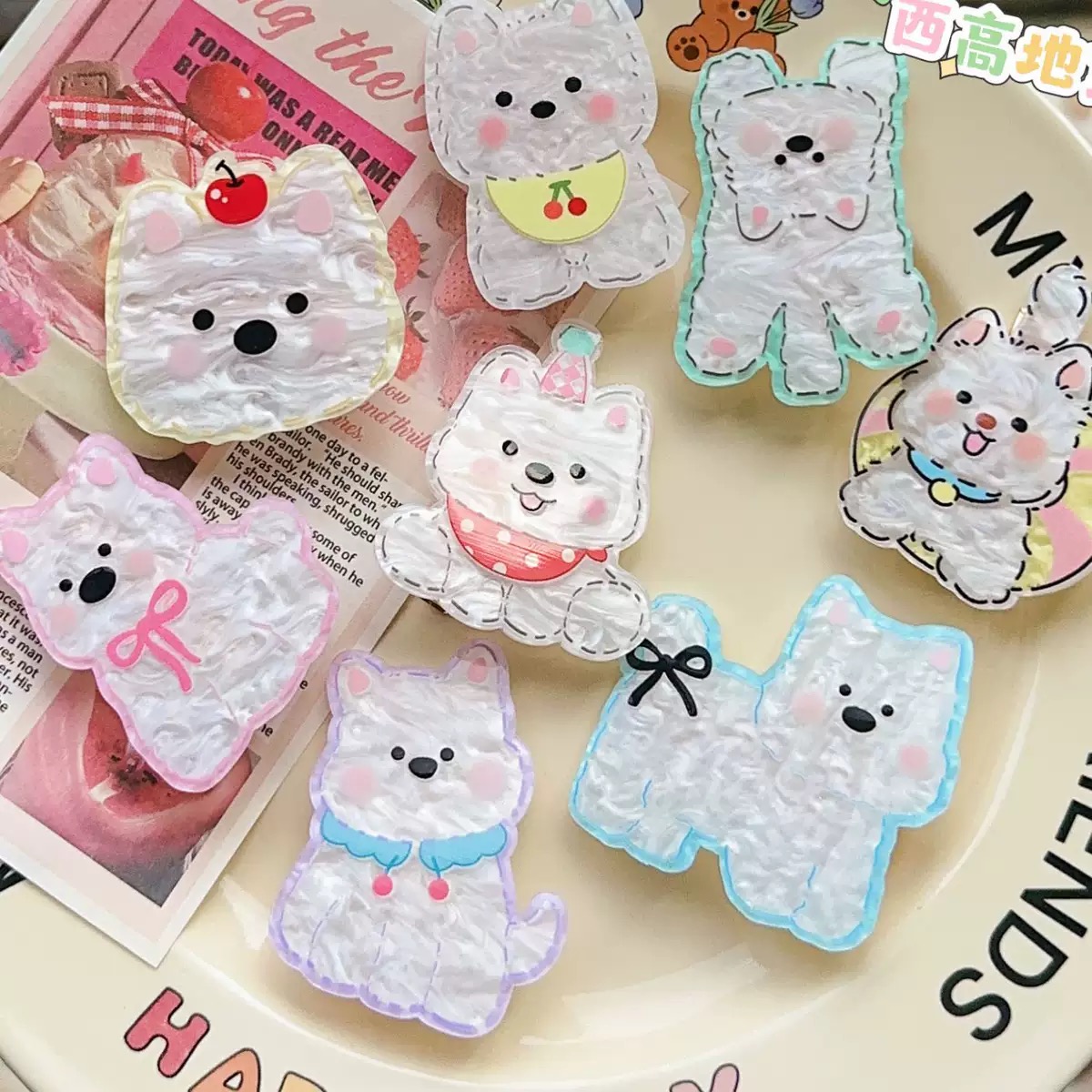 【直播间自选】卡通风边夹休闲风鸭嘴夹刘海夹发夹饰品