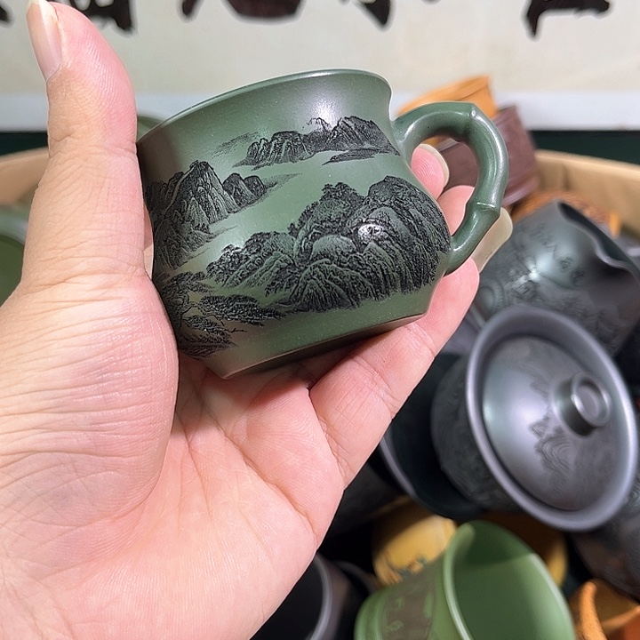 茶杯紫砂全手工紫砂主人杯