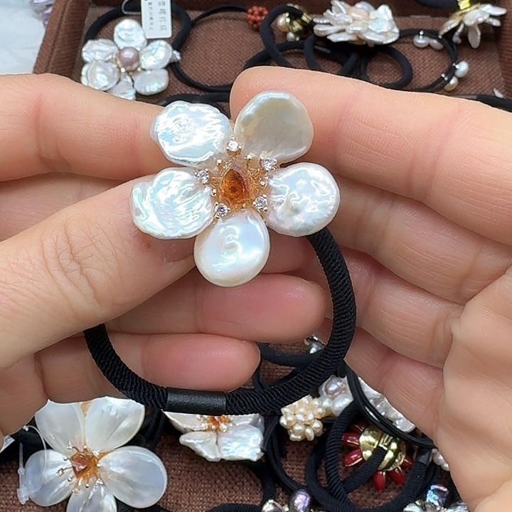 淡水珍珠珍珠银S925镶嵌