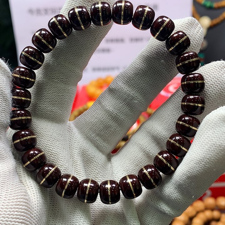 星月菩提吊坠紫金鼠手串