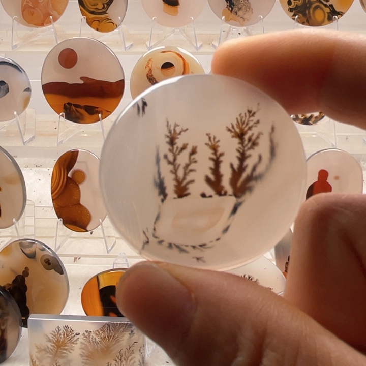 玛瑙/玉髓吊坠(不含链)未镶嵌