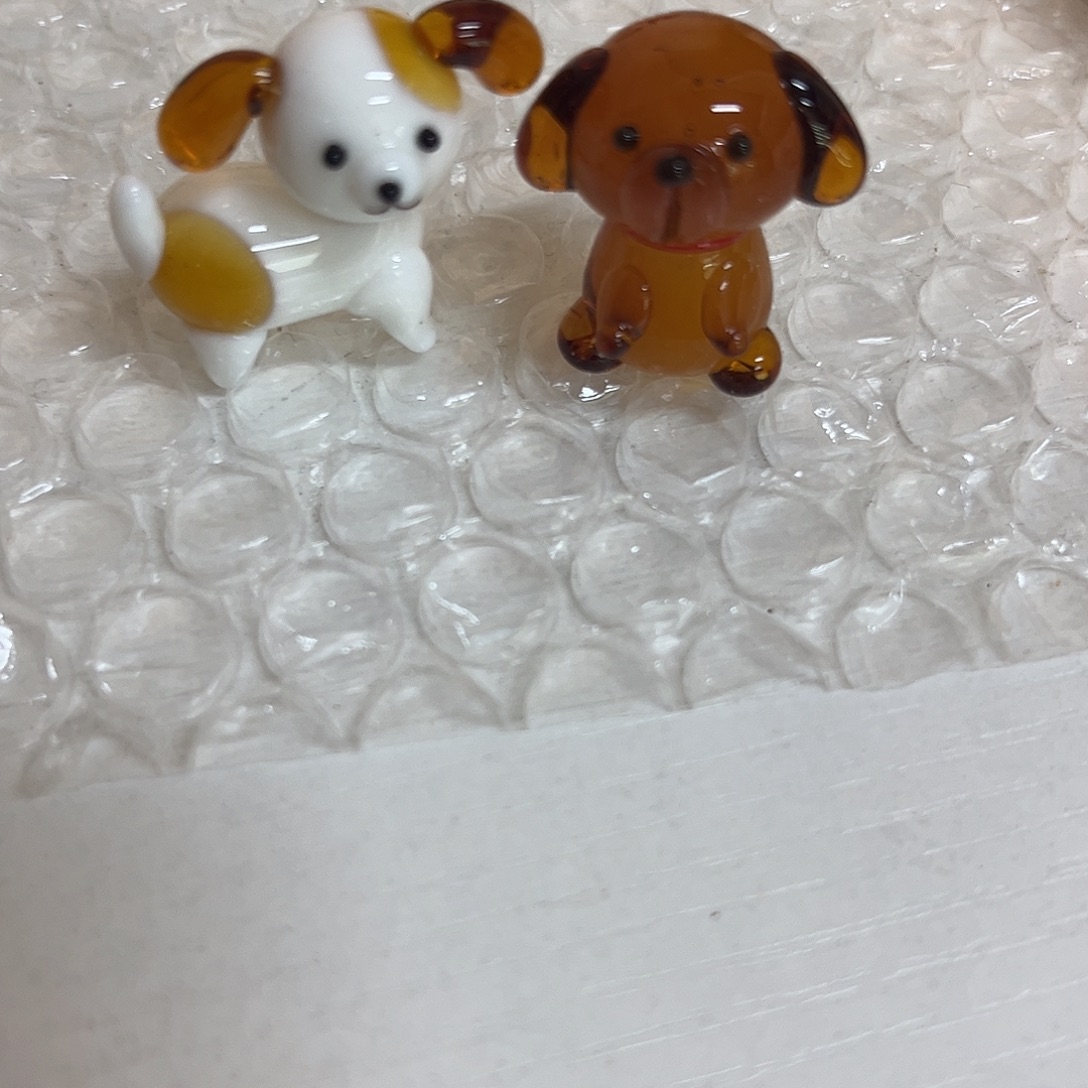 金***座琉璃手工艺品一对