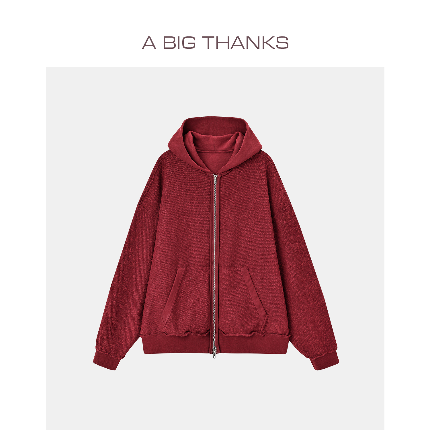 ABIGTHANKS 新款双面卫衣ABT509L03WY5119