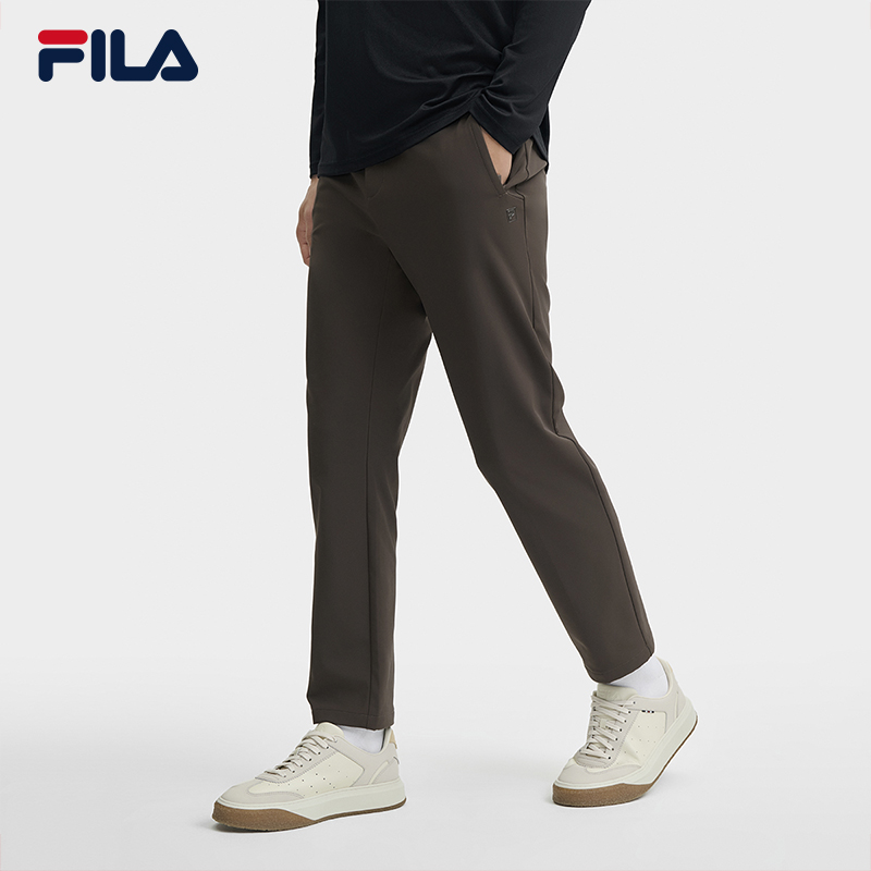 Fila/斐乐男【雅丹风高端商务长裤】春秋简约直筒运动裤F11M443802F