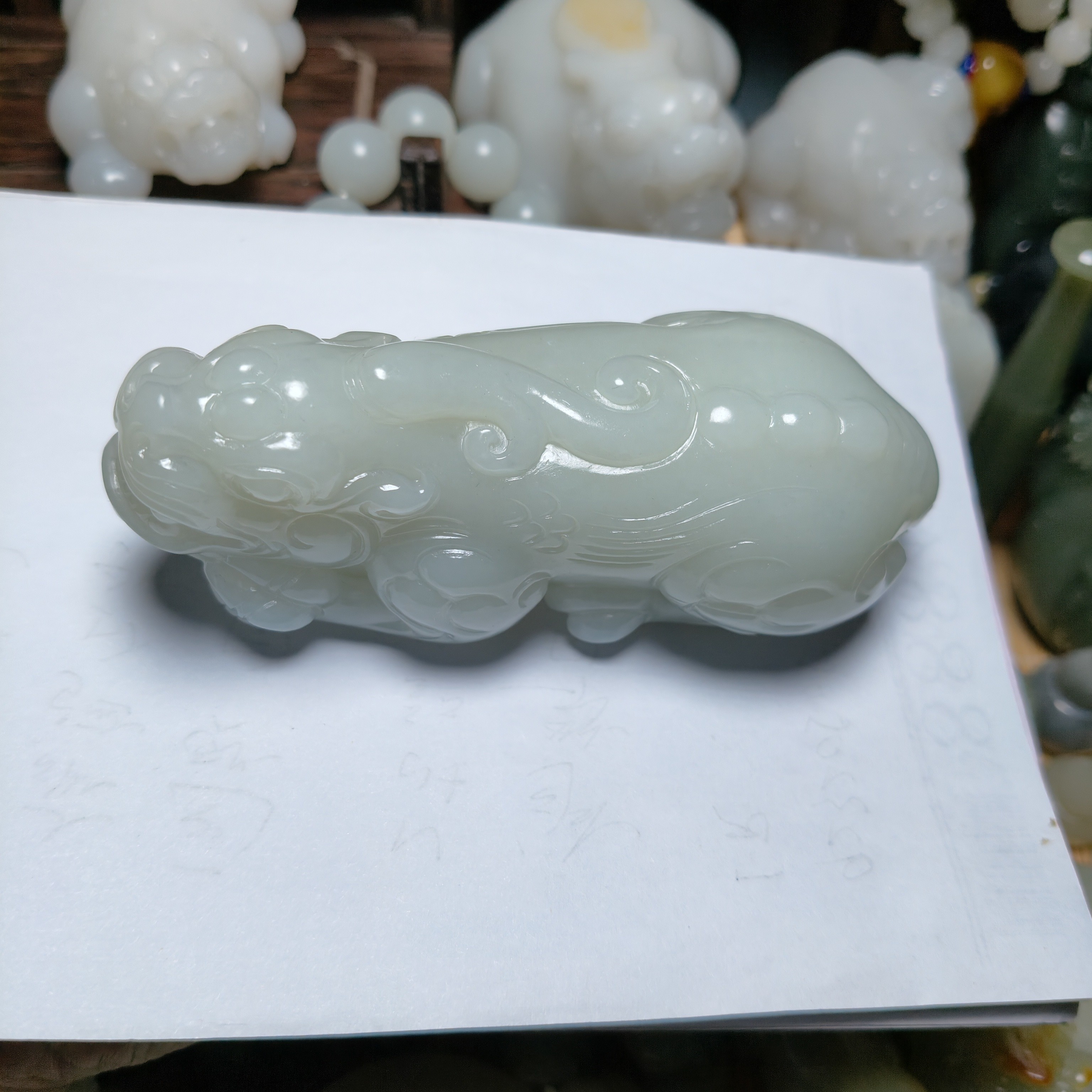 招财貔貅手把件 手工雕刻文玩收藏品
