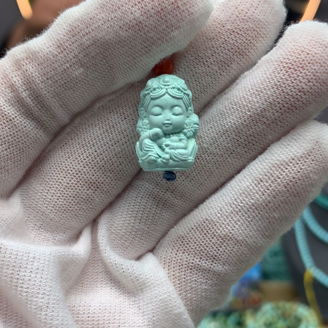 绿松石挂件未镶嵌