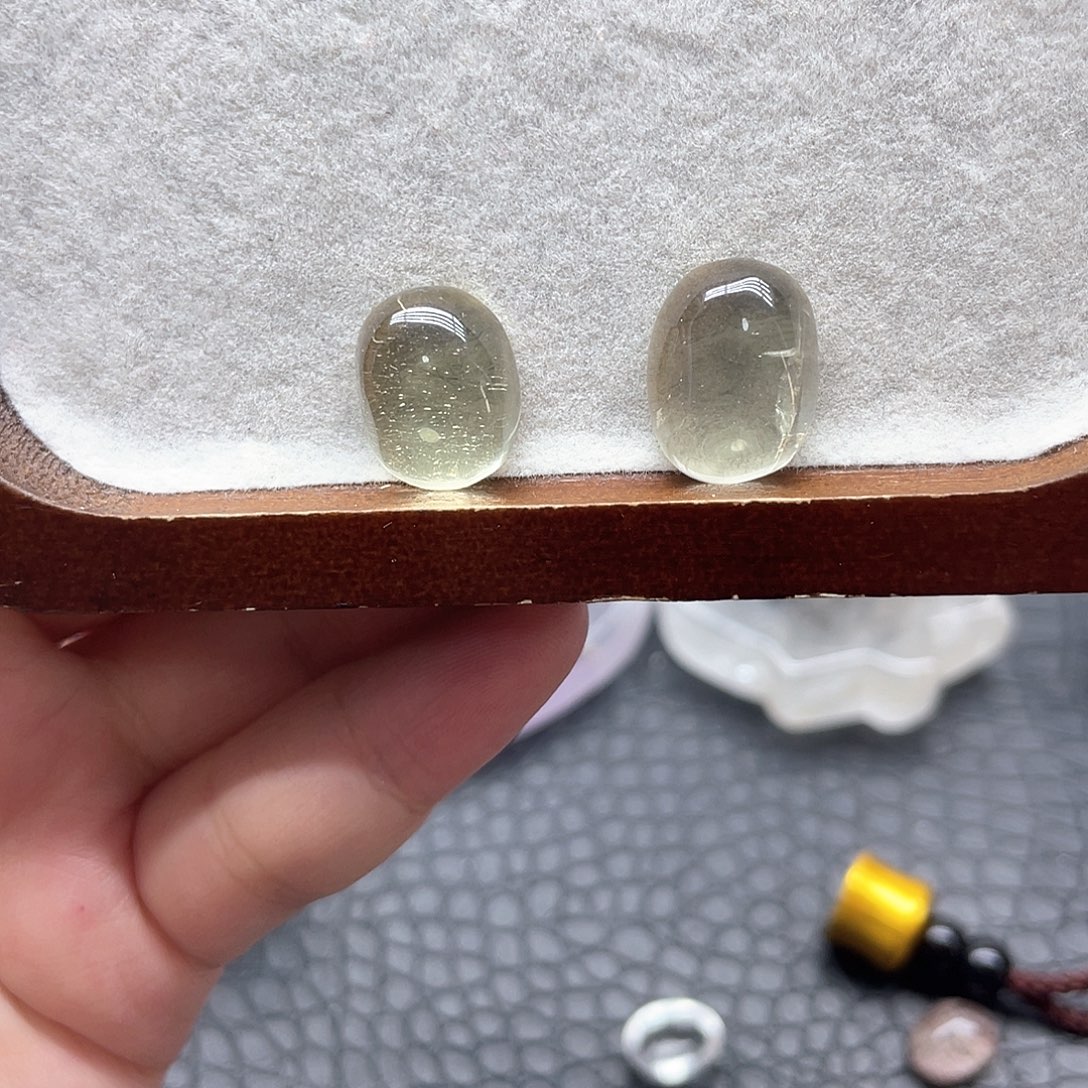 珠宝半成品未镶嵌水晶74(黄水晶蛋面）