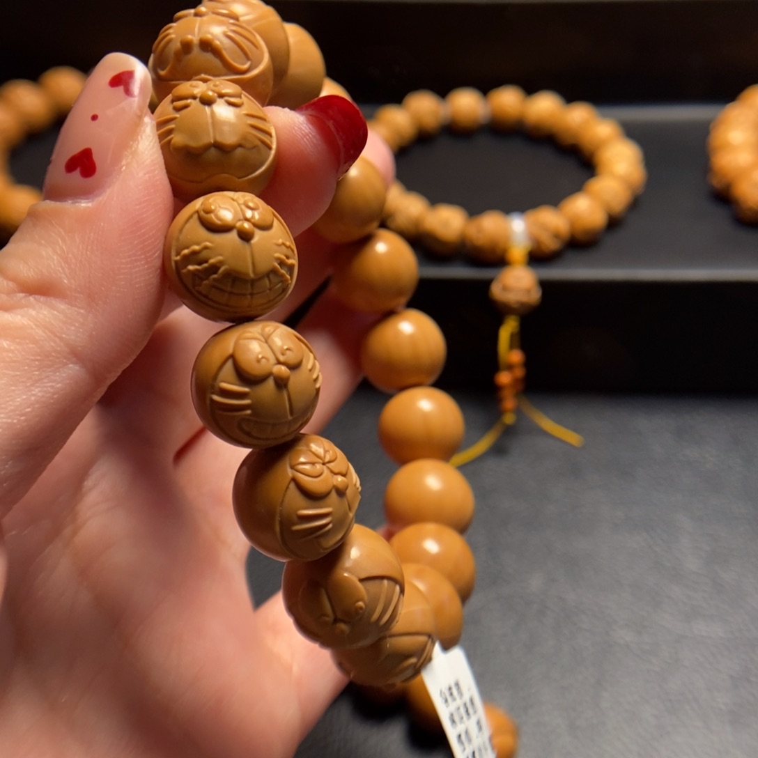 猴头核桃手串共****人机器猫14