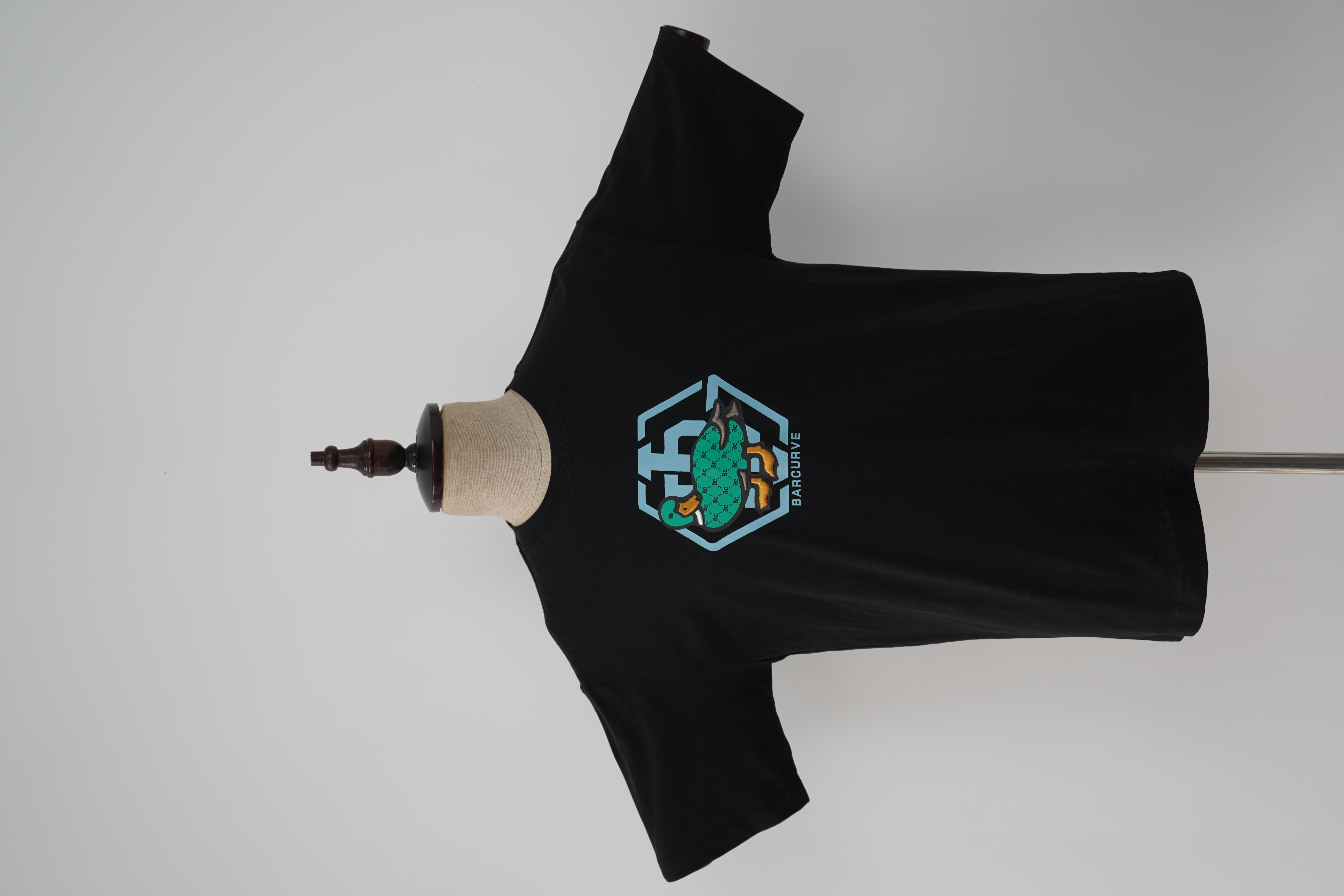 巴睿尔輕奢短袖男女同款重磅短袖T潮牌男女同款高定短袖Y020