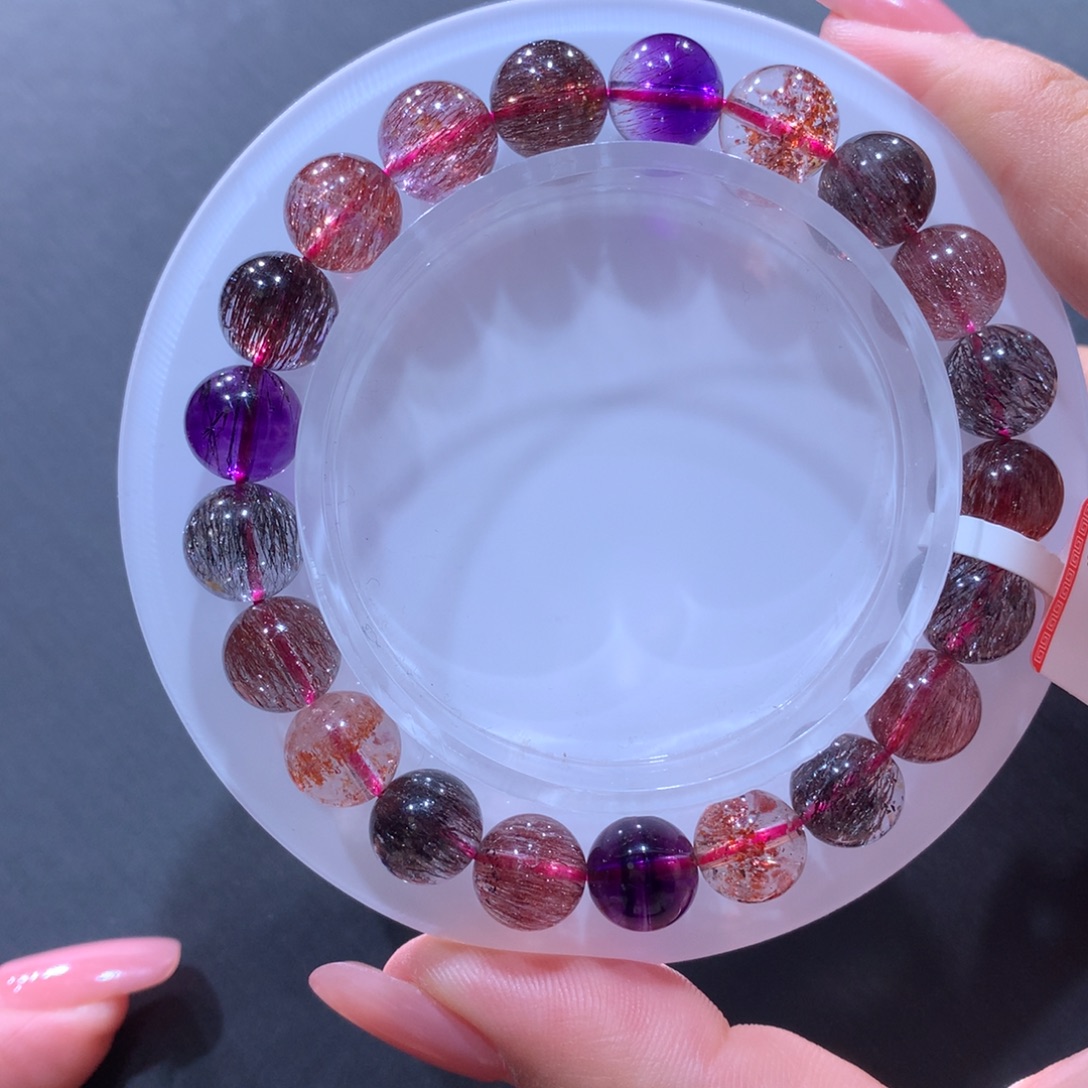 未镶嵌水晶手链超七手链9左右