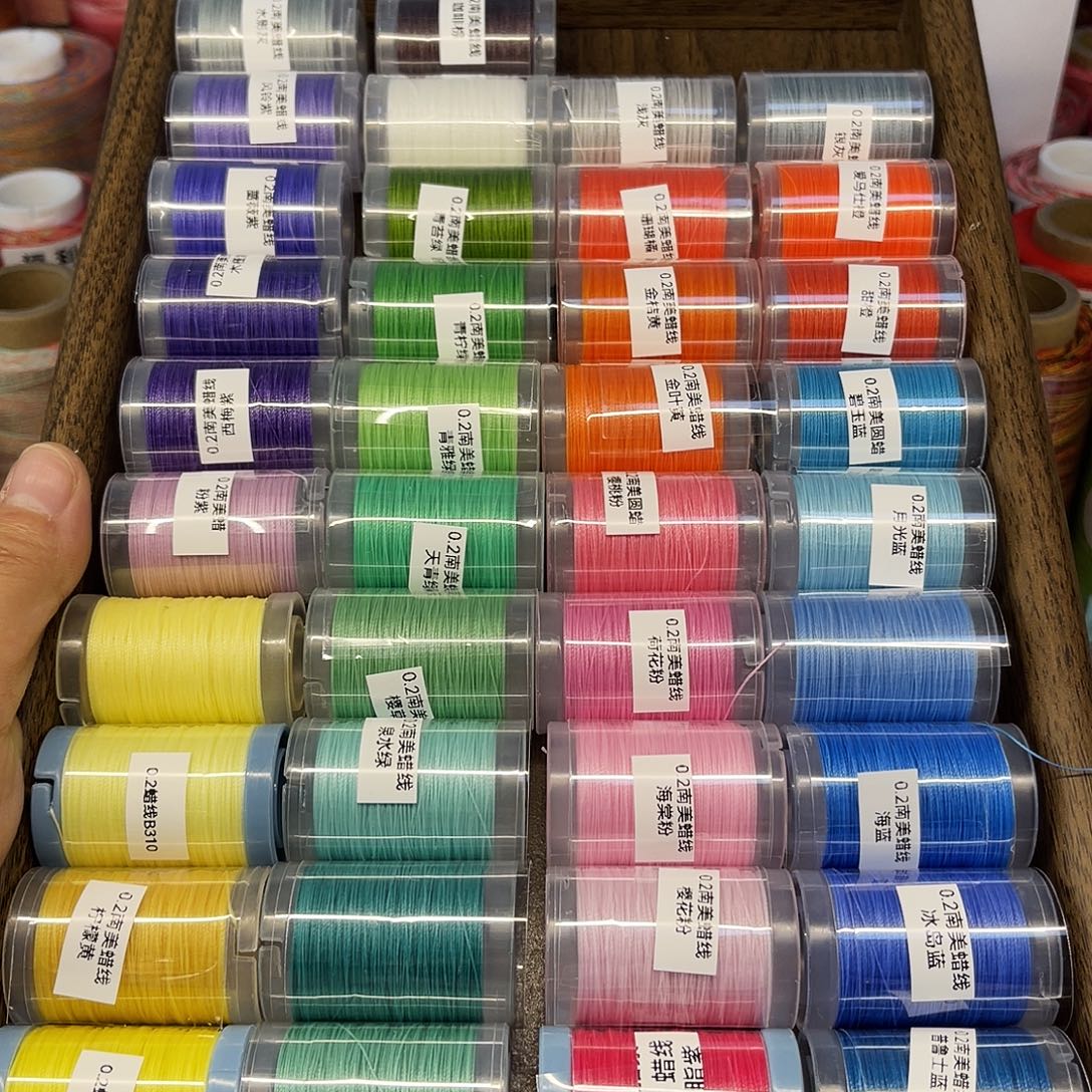 0.2蜡线。38色。         