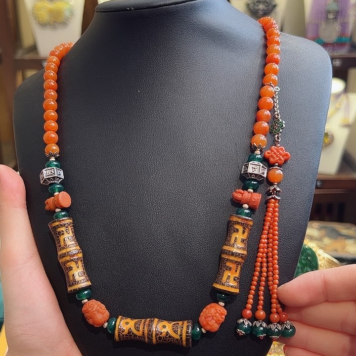 玛瑙/玉髓项链未镶嵌项链