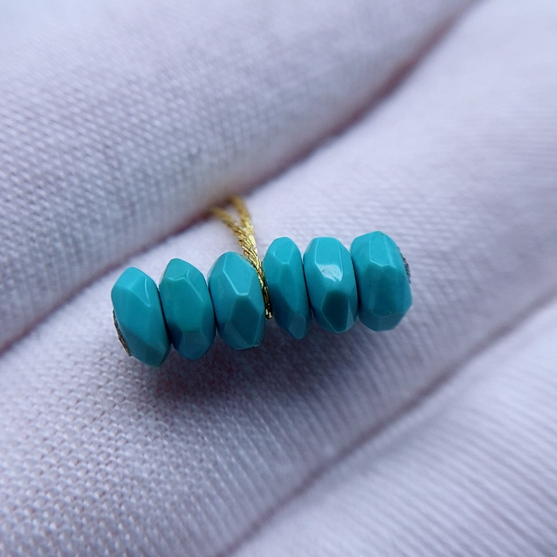 绿松石隔片5.5未镶嵌