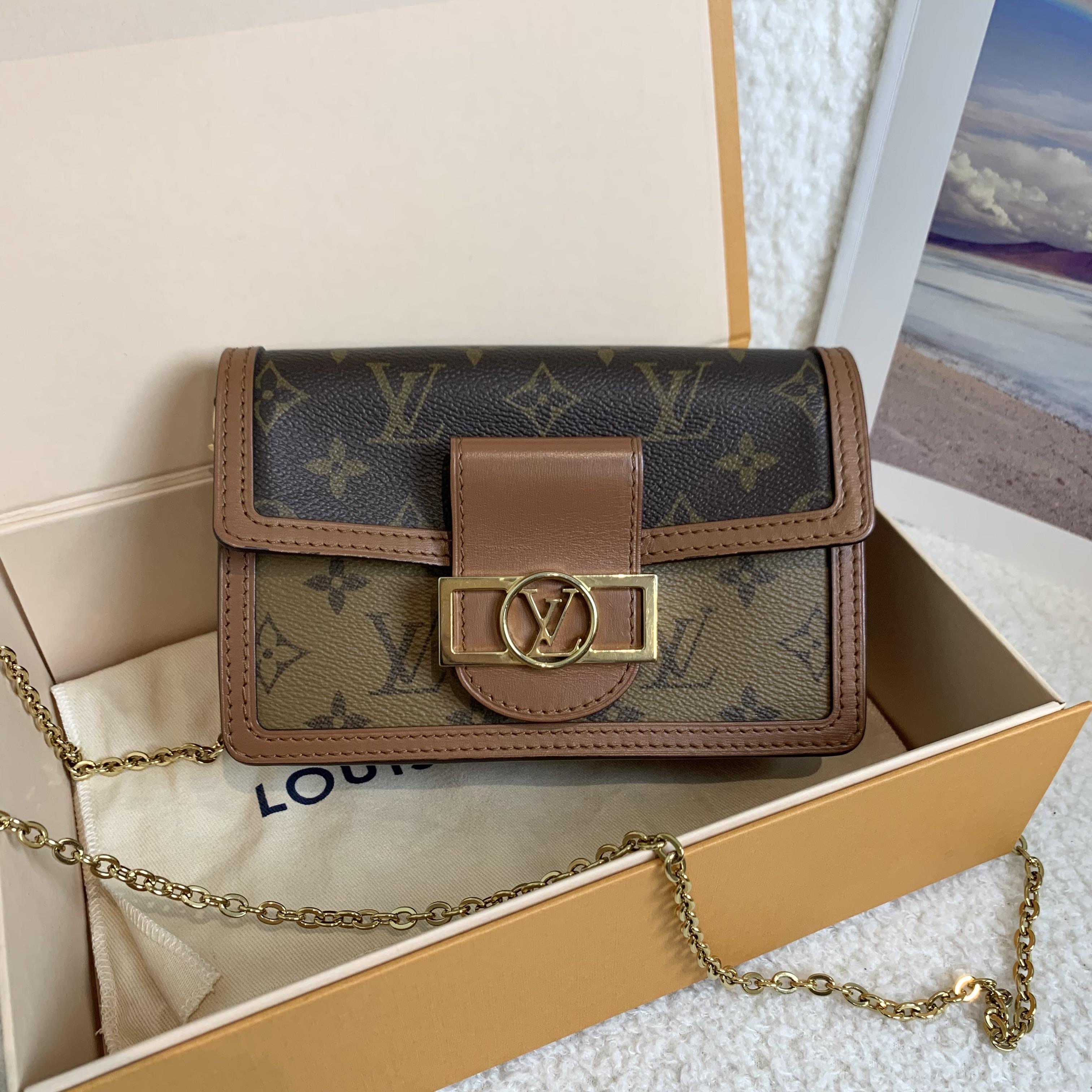 99新 LouisVuitton/路易威登 壹臻/老花达芙妮WOC/51718198