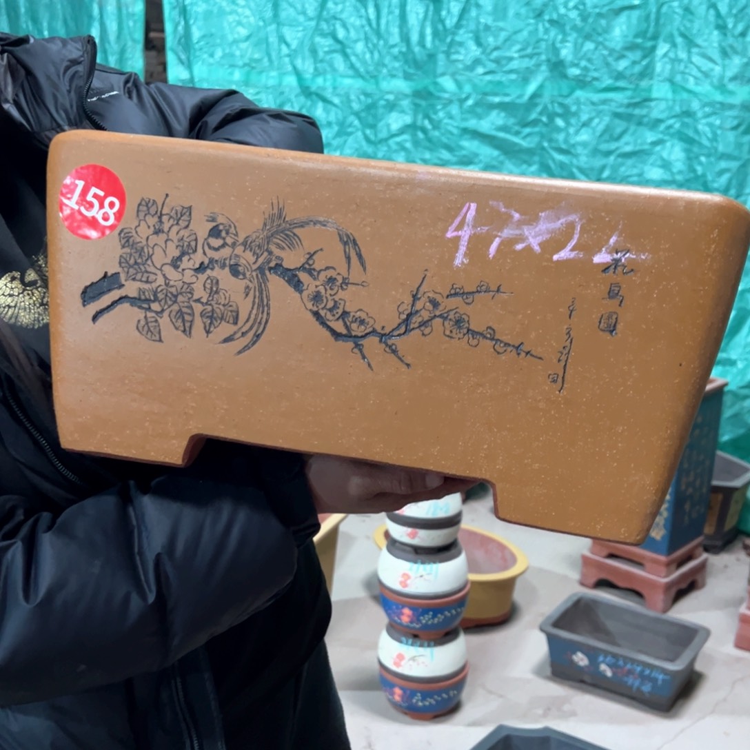 紫砂花盆紫砂花盆