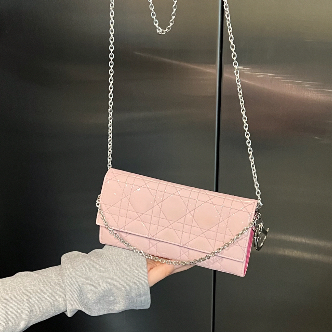 95新 DIOR/迪奥 Dior粉色woc/BRMM专属包包