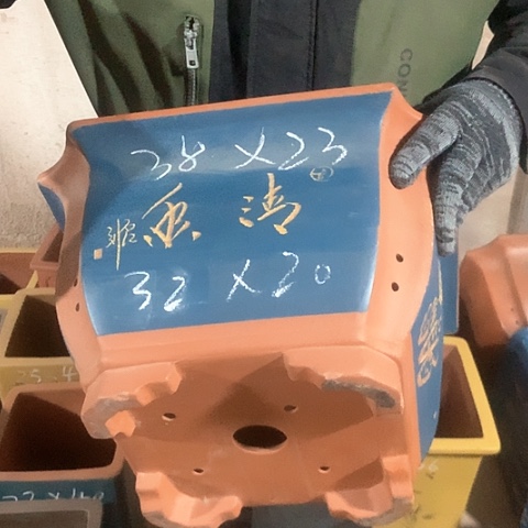 紫砂花盆手工制作