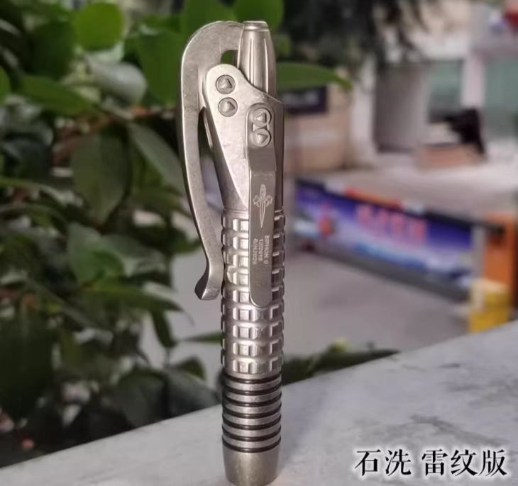 战术纯钛合金MT微技术Microtech虹吸笔鹰爪25周年G2飞梭笔芯